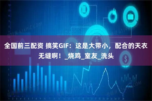 全国前三配资 搞笑GIF：这是大带小，配合的天衣无缝啊！_烧鸡_室友_洗头